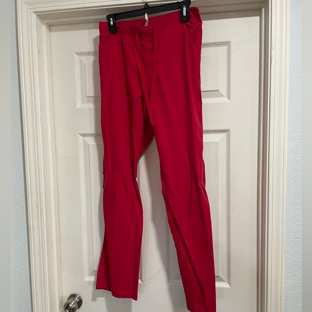 Red Panda Medium Scrub pants unisex